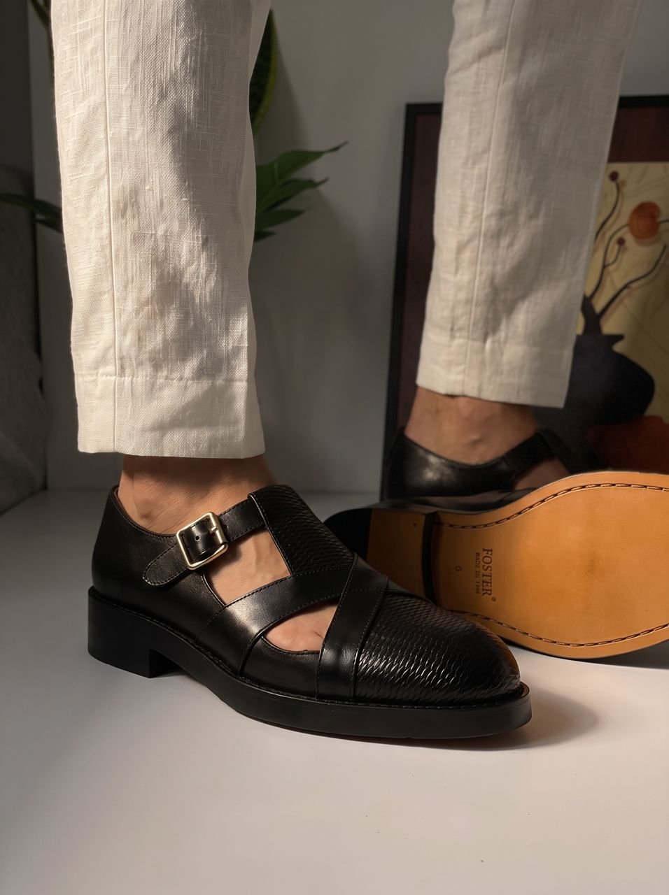 Sandale Weston pour homme haute qualité