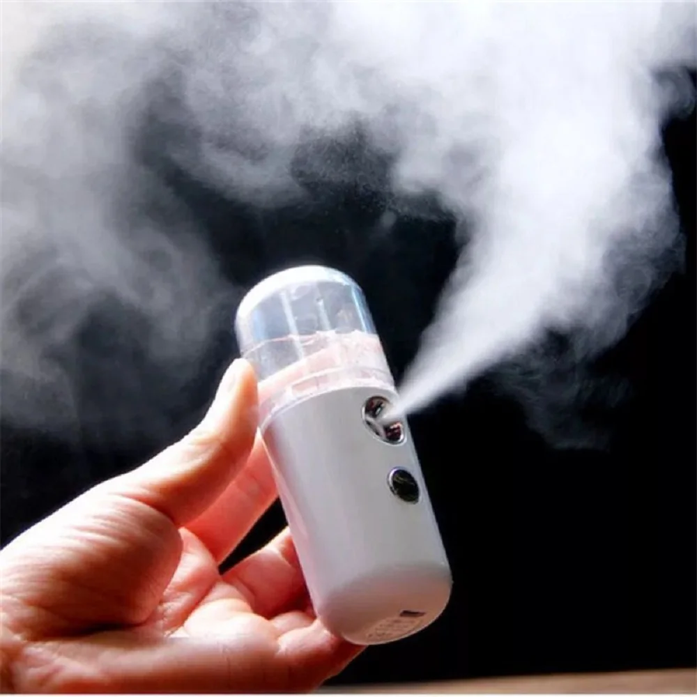 Humidificateur et vaporisateur facial USB rechargeable – Nébuliseur, appareil de soin du visage à vapeur, instrument de beauté hydratant